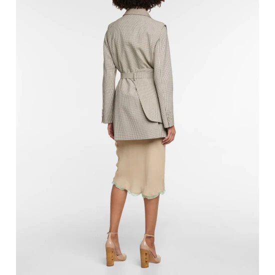 Fendi Houndstooth Wool-blend Jacket 2 Fendi Houndstooth Wool-blend Jacket - Image 2