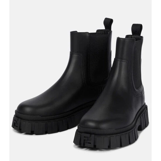 Fendi Force Leather Chelsea Boots 4 Fendi Force Leather Chelsea Boots - Image 4