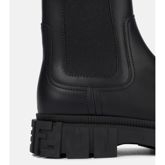 Fendi Force Leather Chelsea Boots 5 Fendi Force Leather Chelsea Boots - Image 5