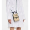 Fendi Sunshine Mini Woven Tote