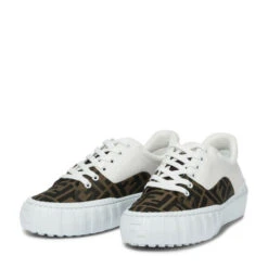 Fendi Force Leather And Canvas Sneakers -Fendi Shop unnamed file 183