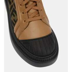 Fendi FF Leather Combat Boots -Fendi Shop unnamed file 189