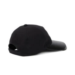 Fendi FF Leather-trimmed Cap With Visor -Fendi Shop unnamed file 192