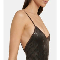 Fendi FF Karligraphy Jersey Playsuit -Fendi Shop unnamed file 197