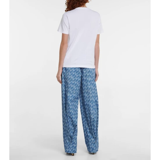 Fendi Sequin-embellished Cotton T-shirt 2 Fendi Sequin-embellished Cotton T-shirt - Image 2