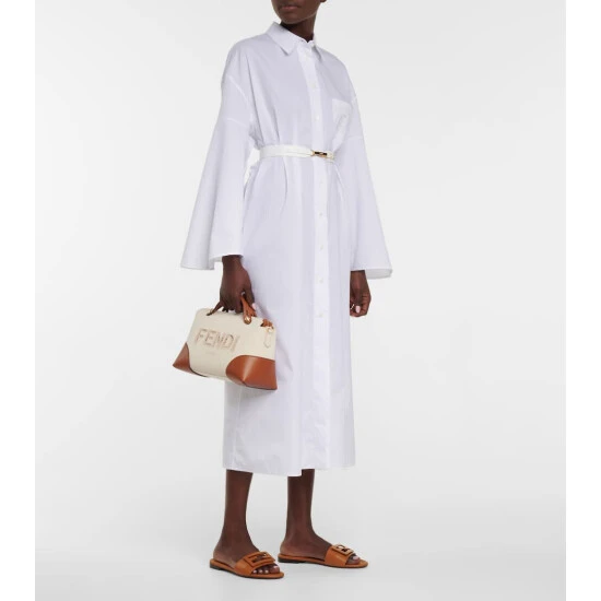 Fendi Signature Leather Sandals 1 Fendi Signature Leather Sandals