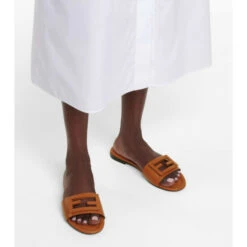 Fendi Signature Leather Sandals 7 Fendi Signature Leather Sandals -Fendi Shop unnamed file 225