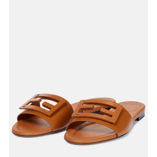 Fendi Signature Leather Sandals 4 Fendi Signature Leather Sandals - Image 4