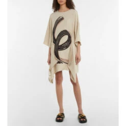 Fendi Logo Leather Sandals