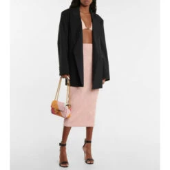 Fendi Jacquard Knit Midi Skirt