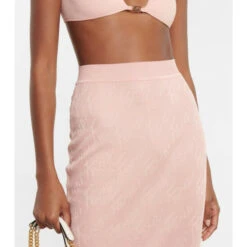 Fendi Jacquard Knit Midi Skirt -Fendi Shop unnamed file 265