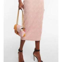 Fendi Jacquard Knit Midi Skirt -Fendi Shop unnamed file 266