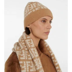 Fendi FF Cashmere Beanie