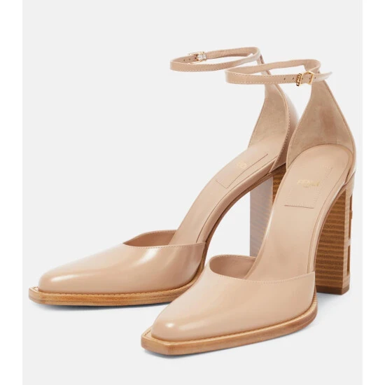 Fendi Cut Leather Pumps 4 Fendi Cut Leather Pumps - Image 4