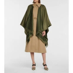 Fendi Silk And Cashmere Shawl