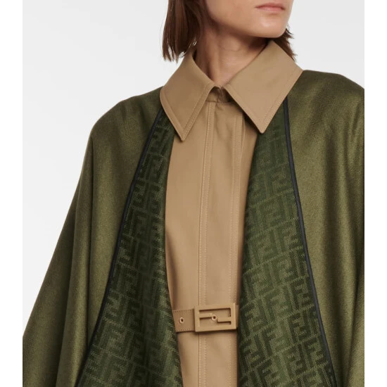 Fendi Silk And Cashmere Shawl 2 Fendi Silk And Cashmere Shawl - Image 2