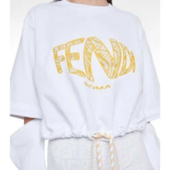 Fendi Logo Cotton Sweatshirt -Fendi Shop unnamed file 379