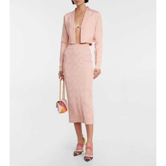 Fendi Reversible Logo Cardigan 1 Fendi Reversible Logo Cardigan