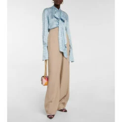 Fendi High-rise Wide-leg Pants