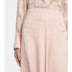 Fendi Asymmetric Silk Satin Midi Skirt -Fendi Shop unnamed file 416