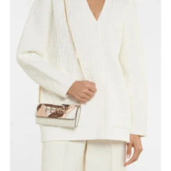 Fendi Continental Leather Wallet On Chain