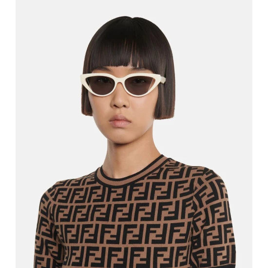 Fendi Cat-eye Acetate Sunglasses 2 Fendi Cat-eye Acetate Sunglasses - Image 2