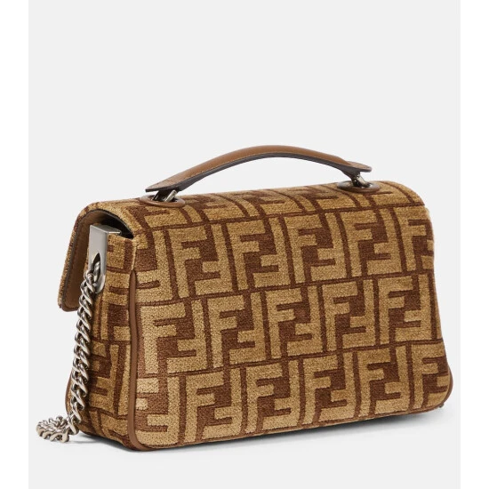 Fendi Baguette Jacquard Shoulder Bag 3 Fendi Baguette Jacquard Shoulder Bag - Image 3