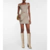 Fendi Cut FF Knee-high Jacquard Logo Boots