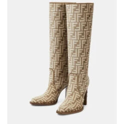 Fendi Cut FF Knee-high Jacquard Logo Boots -Fendi Shop unnamed file 463