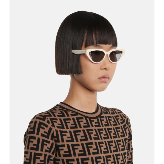 Fendi Cat-eye Acetate Sunglasses 5 Fendi Cat-eye Acetate Sunglasses - Image 5