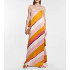 Fendi Off-shoulder Maxi Dress