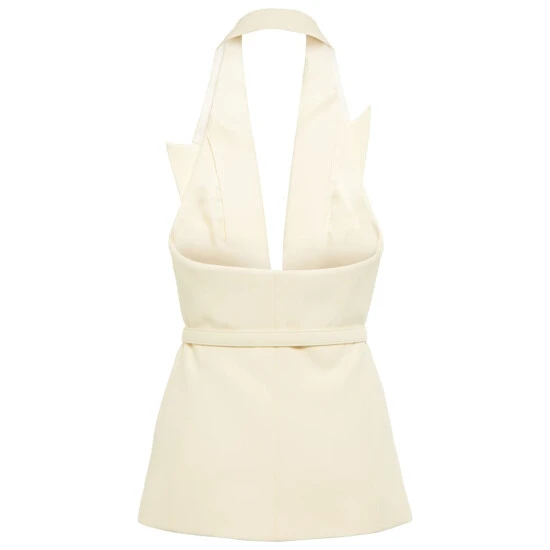 Fendi O’Lock Wool And Silk Vest 1 Fendi O’Lock Wool And Silk Vest