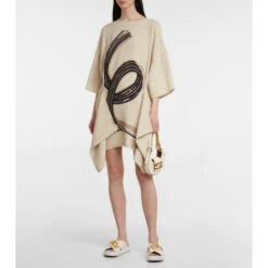 Fendi Printed Silk Cady Minidress