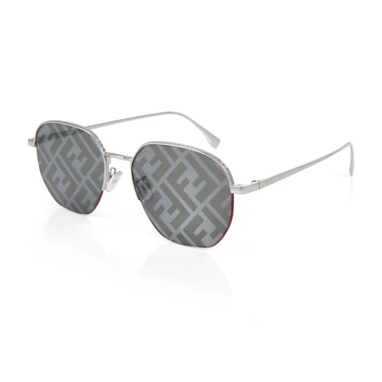 Fendi Aviator Baguette Metal Sunglasses 3 Fendi Aviator Baguette Metal Sunglasses - Image 3
