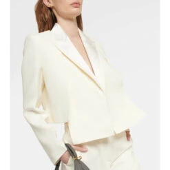 Fendi Cropped Wool And Silk Blazer -Fendi Shop unnamed file 513