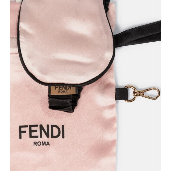 Fendi Silk Satin Eye Mask 2 Fendi Silk Satin Eye Mask - Image 2