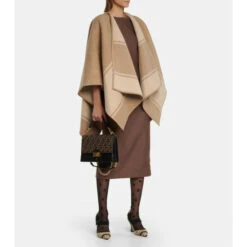 Fendi Wool And Cashmere Poncho