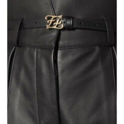 Fendi High-rise Leather Straight Pants -Fendi Shop unnamed file 551