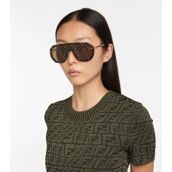 Fendi Acetate Aviator Sunglasses 5 Fendi Acetate Aviator Sunglasses - Image 5