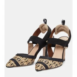Fendi Colibrì Raffia Slingback Pumps -Fendi Shop unnamed file 573
