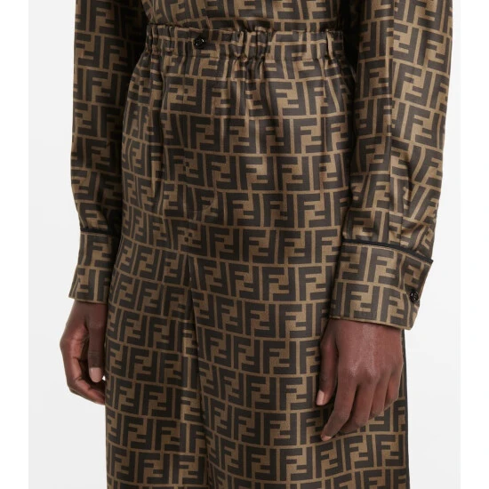 Fendi FF Silk Shorts 3 Fendi FF Silk Shorts - Image 3