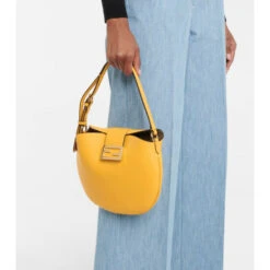 Fendi Croissant Small Leather Shoulder Bag