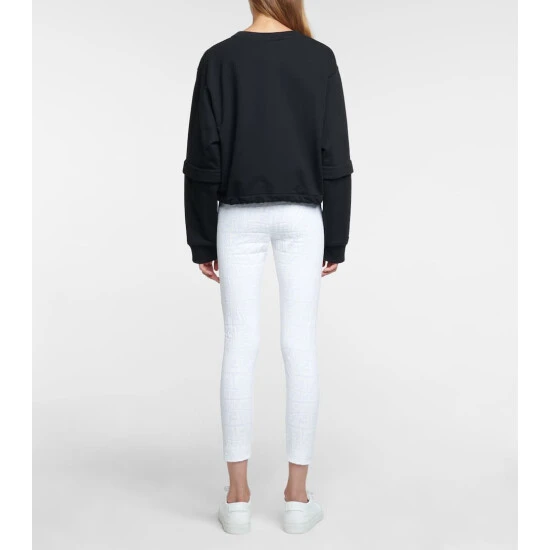 Fendi Vertigo Convertible Cotton Sweatshirt 2 Fendi Vertigo Convertible Cotton Sweatshirt - Image 2