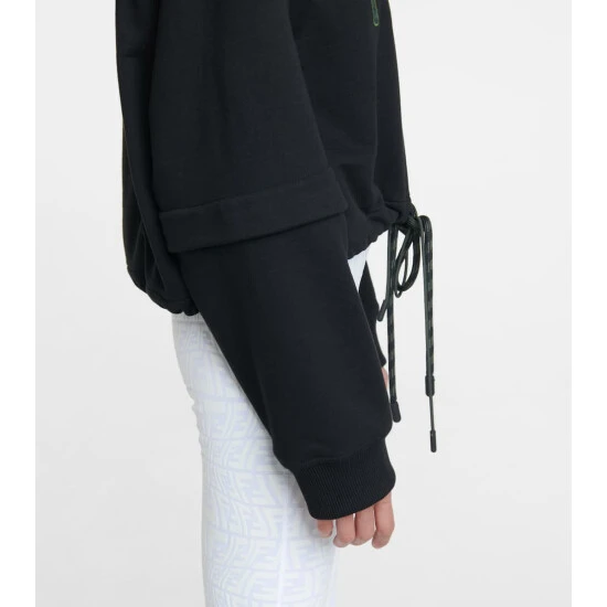 Fendi Vertigo Convertible Cotton Sweatshirt 4 Fendi Vertigo Convertible Cotton Sweatshirt - Image 4