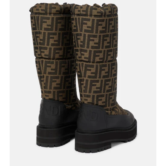 Fendi FF Knee-high Snow Boots 2 Fendi FF Knee-high Snow Boots - Image 2