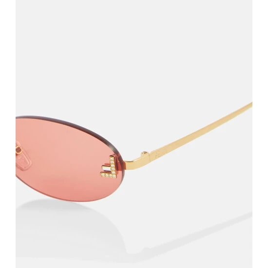 Fendi Embellished Round-frame Sunglasses 1 Fendi Embellished Round-frame Sunglasses