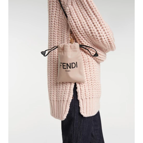 Fendi Mini Leather Pouch 1 Fendi Mini Leather Pouch