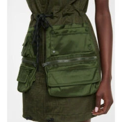 Fendi Hooded Stretch-cotton Twill Minidress -Fendi Shop unnamed file 634