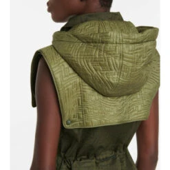 Fendi Hooded Stretch-cotton Twill Minidress -Fendi Shop unnamed file 635