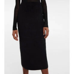 Fendi FF Stretch-velvet Jacquard Midi Skirt -Fendi Shop unnamed file 648